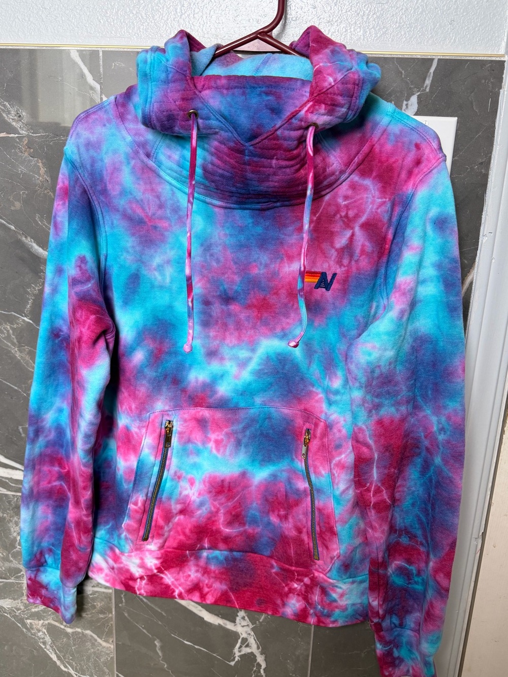 Aviator nation tie dye ninja hoodie